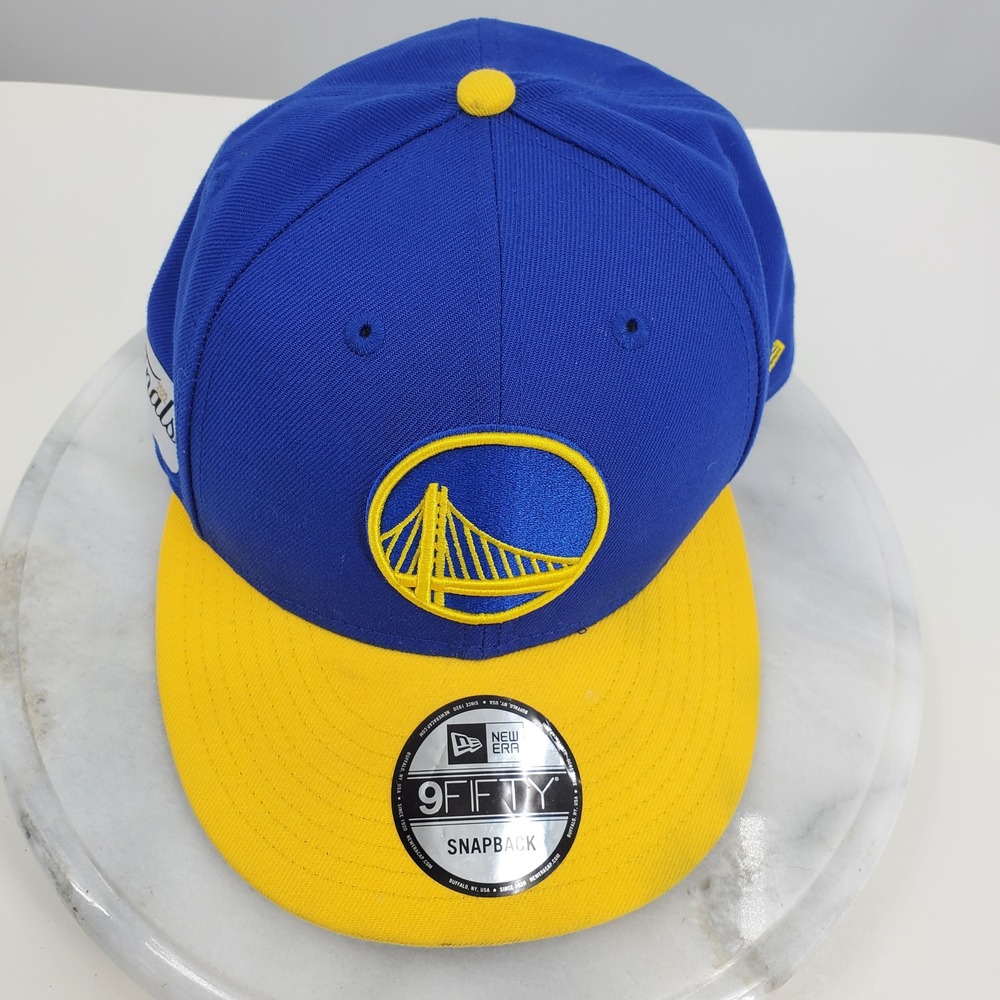 Golden State Warriors New Era 2022 NBA Finals Snapback Hat Blue Basketball - Picture 8 of 11